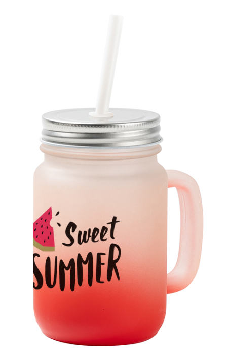sublimationprd MASON JAR-RED