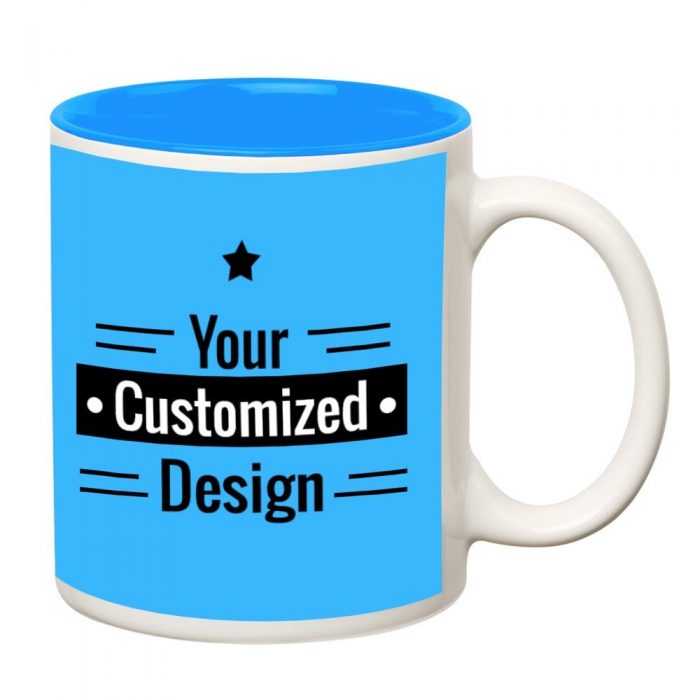 MUG PRINT INNER CYAN