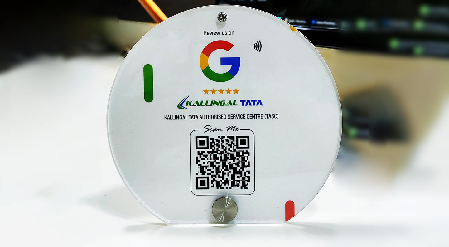 Trophy ACRYLIC QR STANDEE RND-6X6